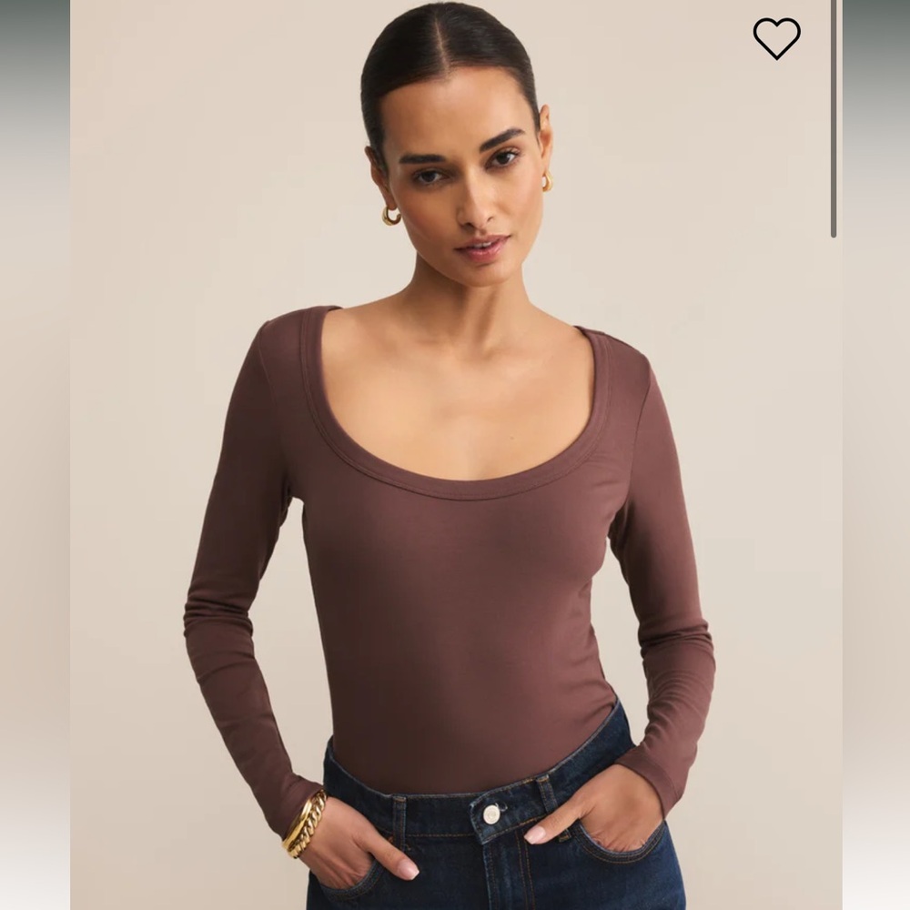 SECOND SKIN SCOOP NECK TOP - Picture 3 of 3